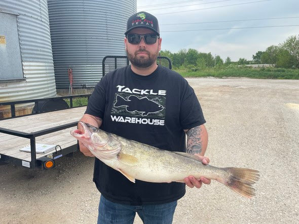 MDC congratulates Tim Stillings of Morrisville for catching the third state record fish of 2022. Stillings caught a 7-pound, 8-ounce walleye using a trotline on the Sac River.
