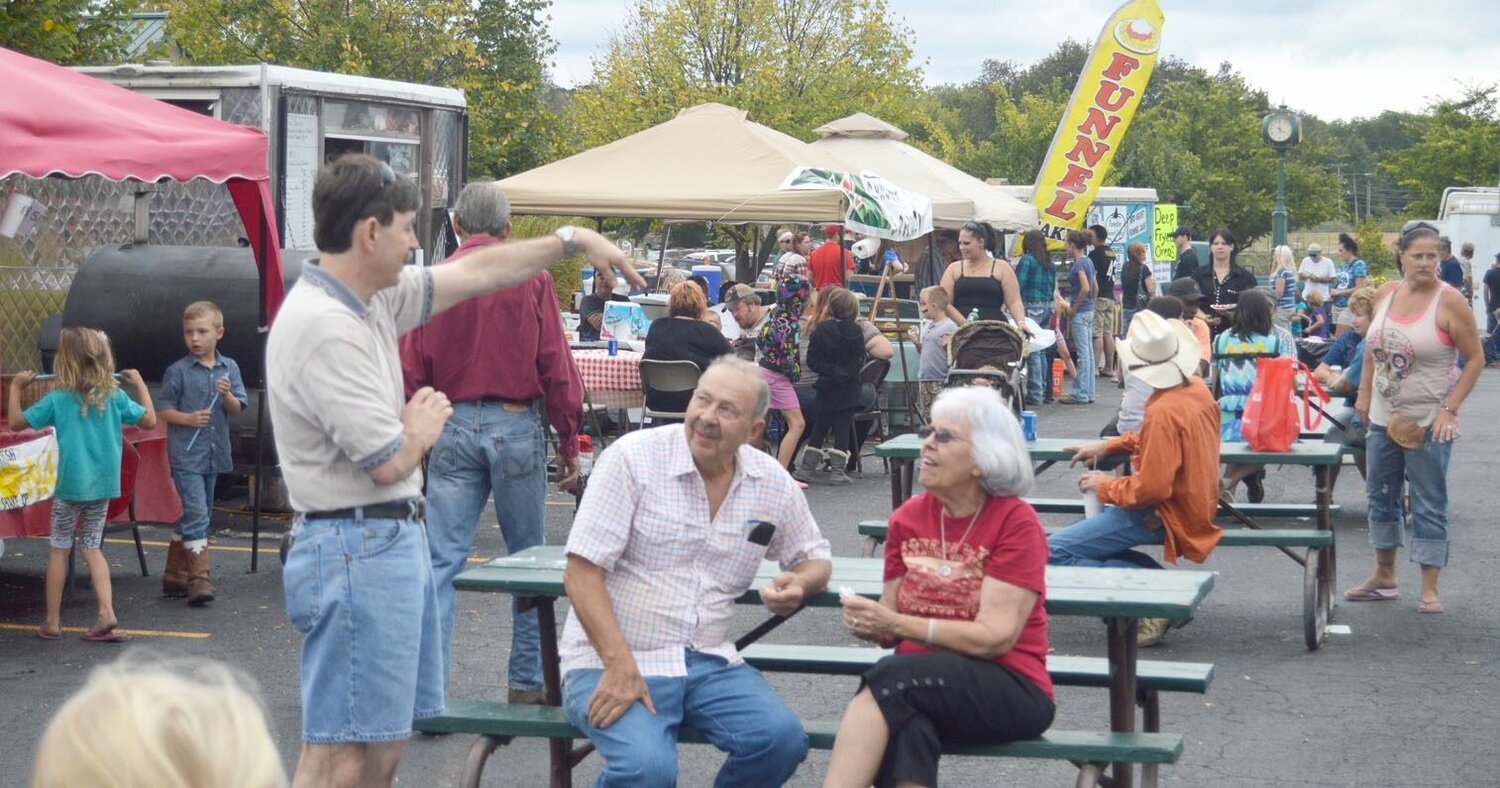 Vendors and food trucks at Mtn. View's annual Pioneer Days routinely appear to draw a large crowd, as seen in this photo from 2015. This year, more than 120 vendors are expected to be at the festival, which kicks off at 8 a.m. Saturday.