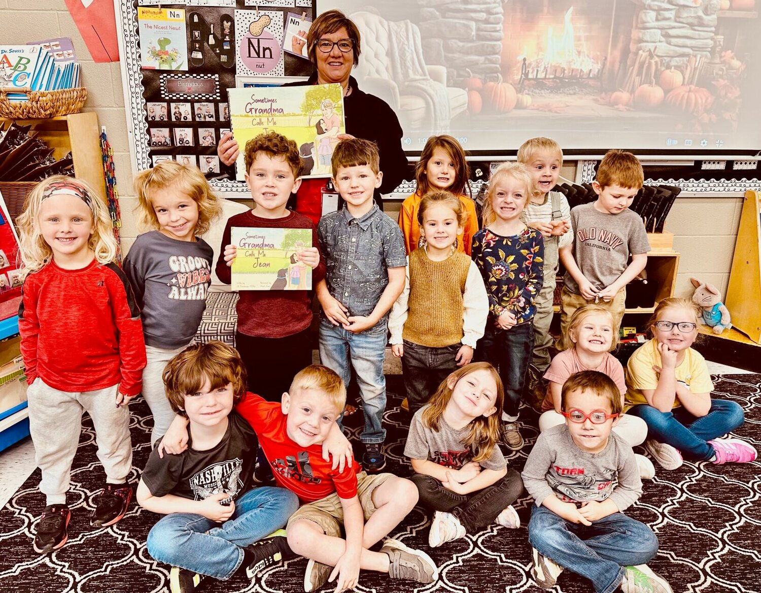 South Fork Elementary Preschool students recently had the opportunity to meet Jill Pietroburgo, a local author and one of West Plains R-7 School District’s special education teachers. Pietroburgo shared her new book, "Sometimes Grandma Calls Me Jean," and inspired the class with gratitude for family memories and being thankful for loved ones.