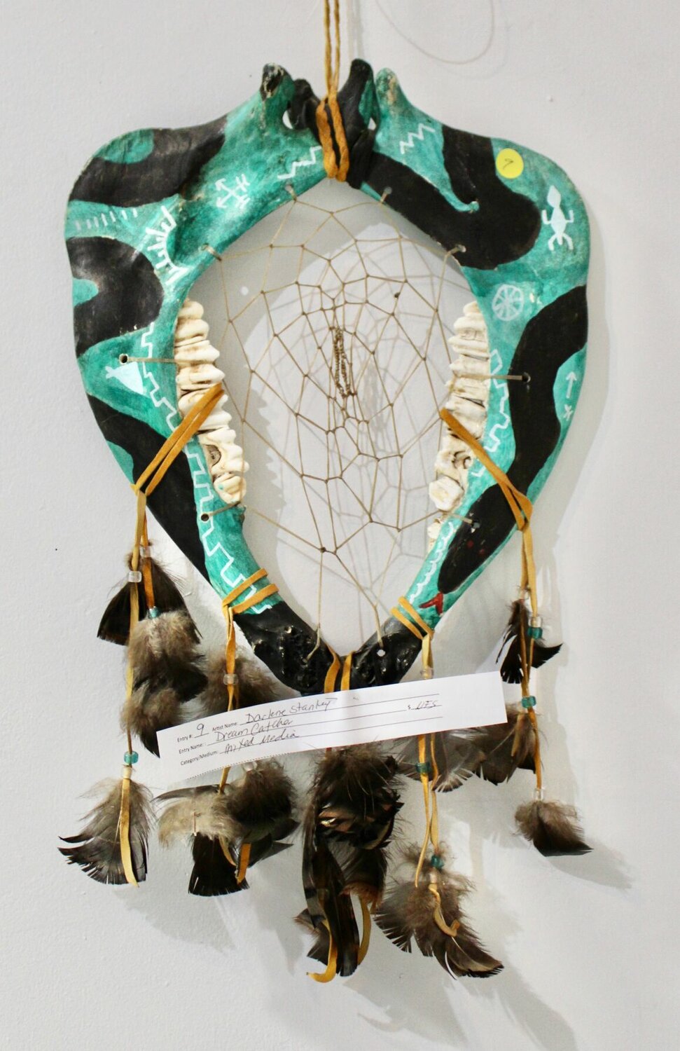 A mixed media dreamcatcher entered by Darlene Stanley is one of the more unique techniques on display at the Harlin Museum Fiber Arts Show. The exhibit may be viewed from noon to 4 p.m. Thurdays through Sunday, through Feb. 18, at the museum, 405 Worcester St.